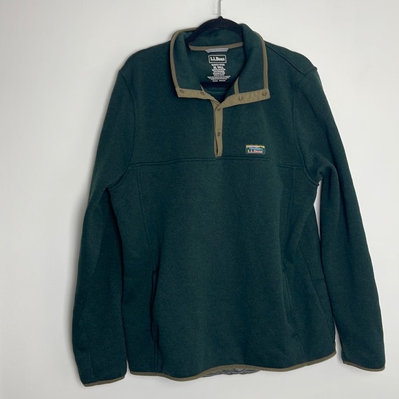 L.L. Bean Shirts Ll Bean Mens Katahdin Fleece Pullover Size Xl Tall